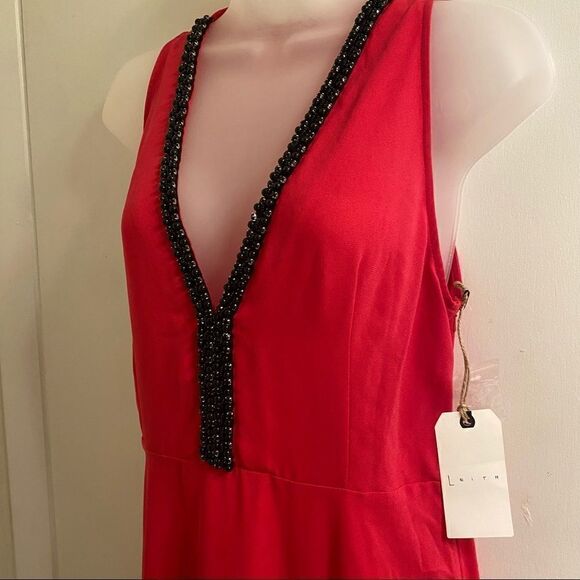 NWT LEITH Pink Bright mini dress Large - Picture 4 of 12